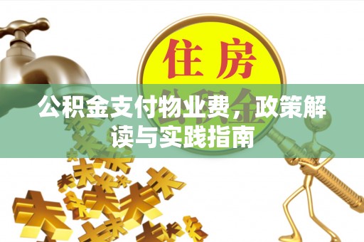 西乡塘公积金支付物业费，政策解读与实践指南