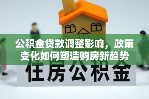 西乡塘公积金贷款调整影响，政策变化如何塑造购房新趋势