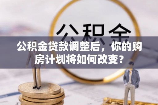 西乡塘公积金贷款调整后，你的购房计划将如何改变？