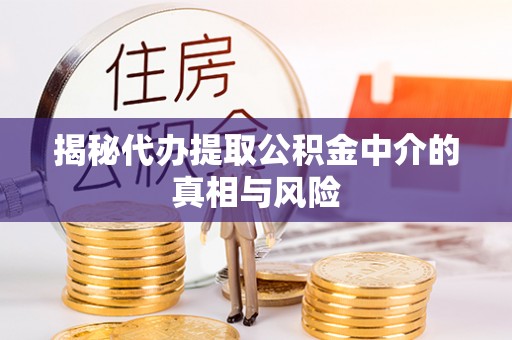 西乡塘揭秘代办提取公积金中介的真相与风险