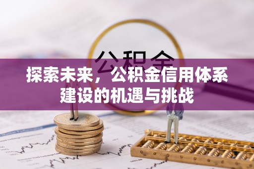 西乡塘探索未来，公积金信用体系建设的机遇与挑战