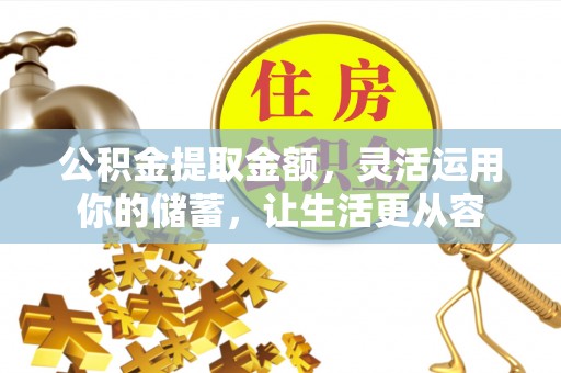 西乡塘公积金提取金额，灵活运用你的储蓄，让生活更从容