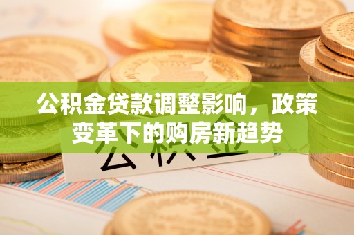 西乡塘公积金贷款调整影响，政策变革下的购房新趋势