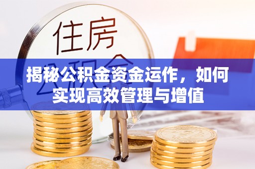 西乡塘揭秘公积金资金运作，如何实现高效管理与增值