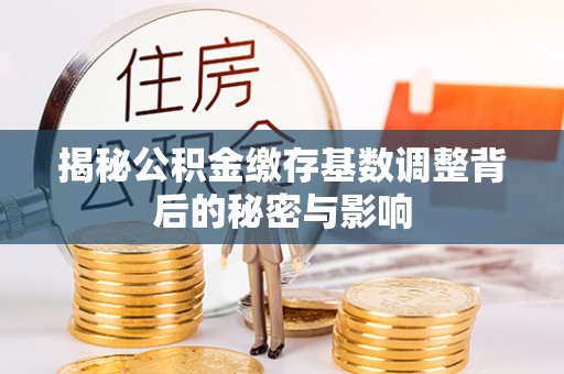 西乡塘揭秘公积金缴存基数调整背后的秘密与影响